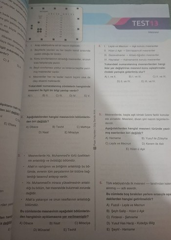  Beden Renk 10. Sınıf Türk Dili ve Edebiyatı Akıllı Test Kitabı