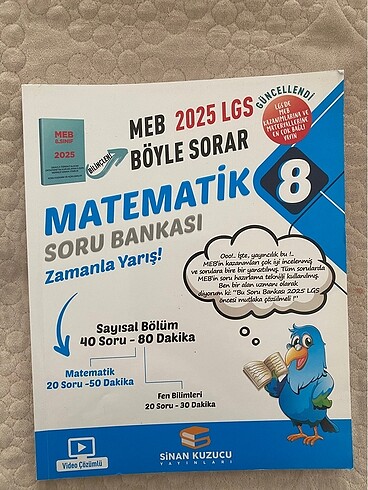 SİNAN KUZUCU 8.SINIF LGS MATEMATİK SORU
