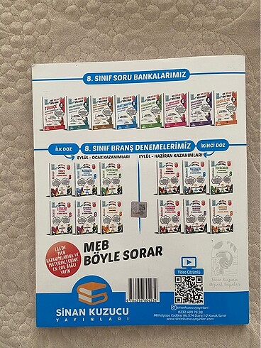 SİNAN KUZUCU 8.SINIF LGS MATEMATİK SORU