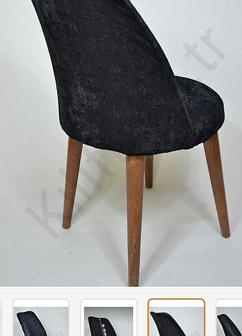 Beden 6 adet kadife oval sandalye kılıfı
