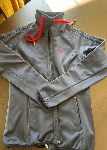 Björnborg orj Gri Fermuarlı Dar Kesim Kadın Ceket - Görsel 4