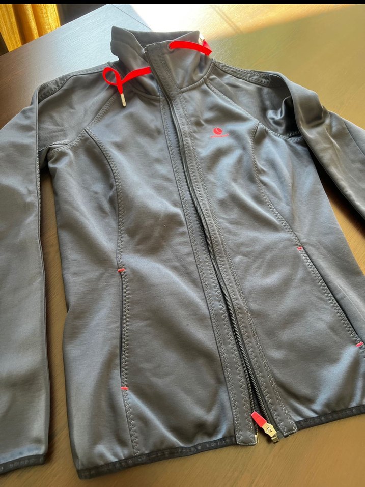 Björnborg orj Gri Fermuarlı Dar Kesim Kadın Ceket - Görsel 3