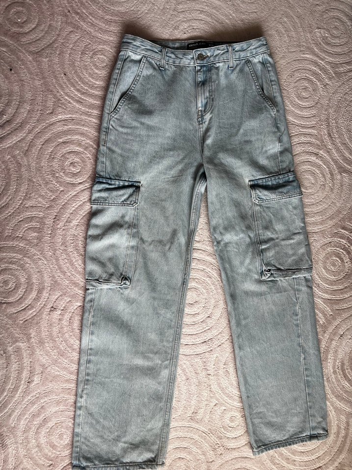 Koton Kadın Cargo Jeans - Görsel 4