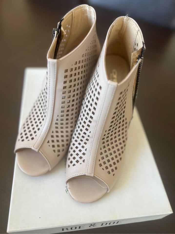 Bej Kadın Topuklu Sandalet - Görsel 3