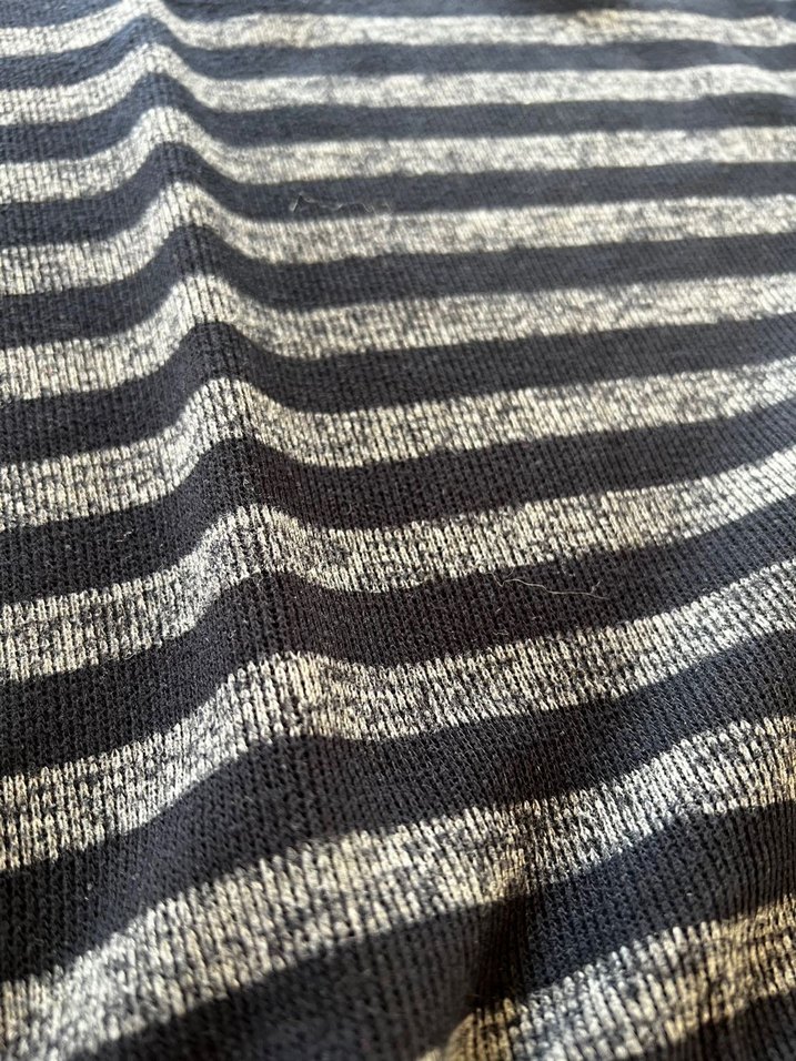 Fabrika çizgili Erkek Triko Kazak L beden - Görsel 2