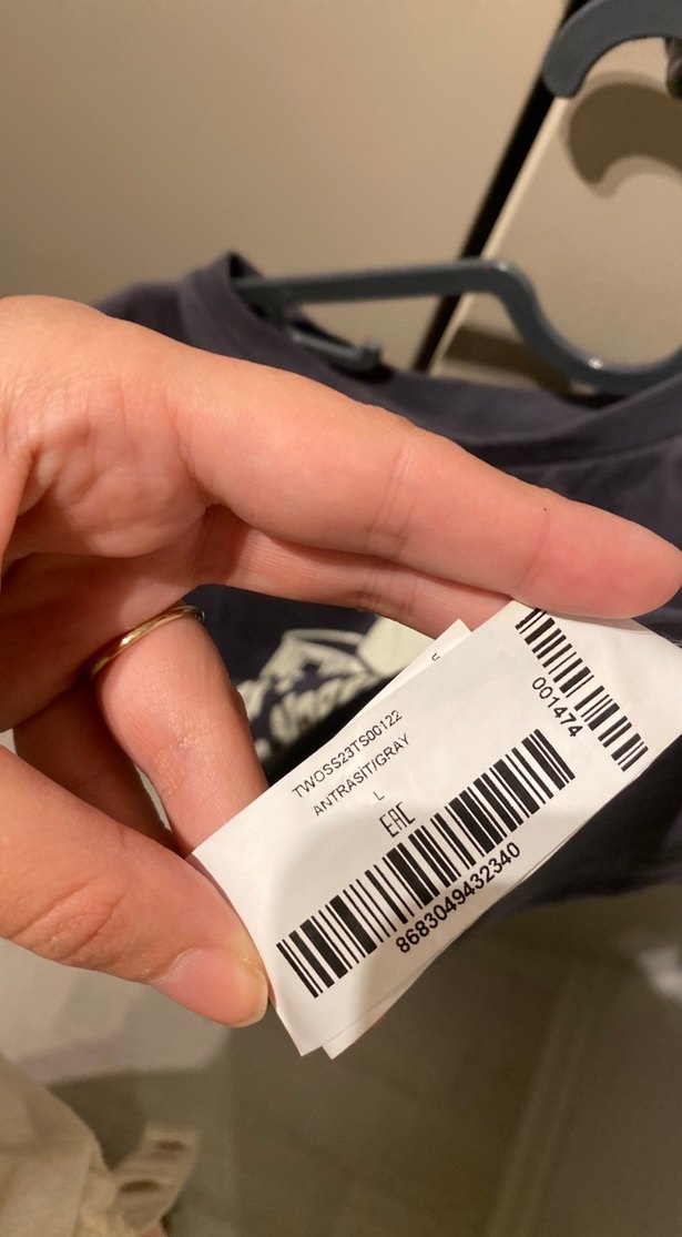 Gri Baskılı Kolsuz Hamile Tişört - Görsel 4