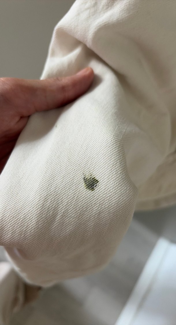 Beyaz Bol Kesim Keten Midi Kadın Pantolon - Görsel 3