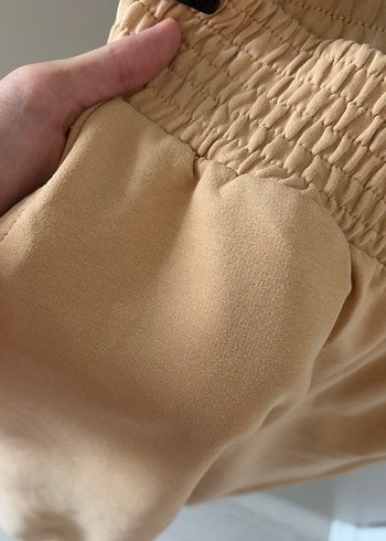 Bej Midi Kadın Rahat Kesim  Eşofman - Görsel 2