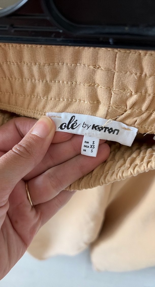 Bej Midi Kadın Rahat Kesim  Eşofman - Görsel 3