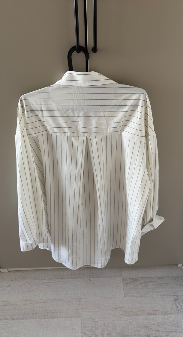 Uzun Kollu Çizgili  Gömlek - Görsel 2
