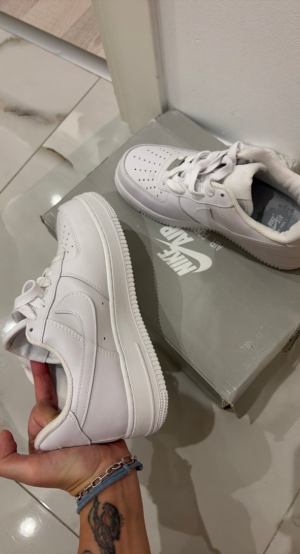 Beyaz Nike airforce Spor Ayakkabı - Görsel 3