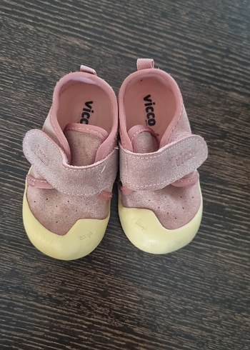 Vicco vicco Kız Bebek Pembe İlk Adım Ayakkabısı