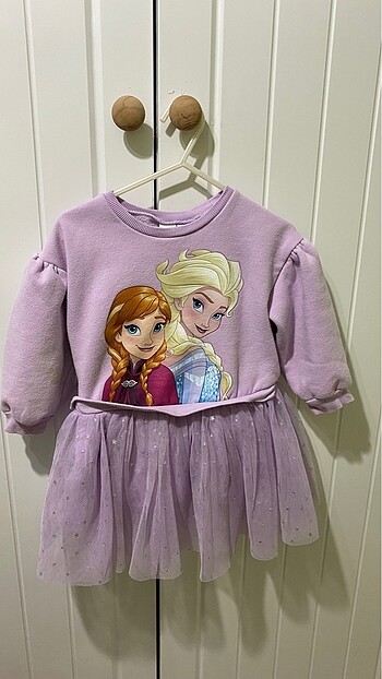 LC Waikiki Lcw elsa kız çocuk polar elbise