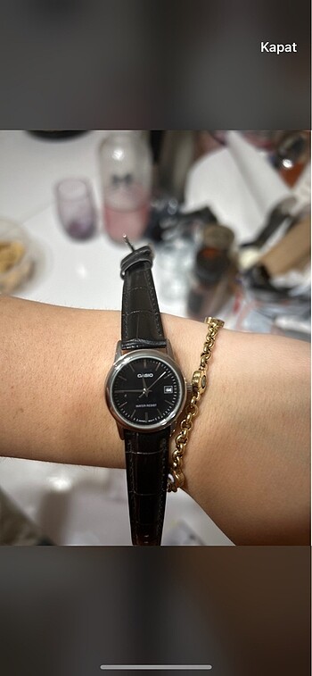 Beden siyah Renk Casio bayan saat