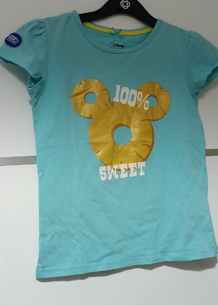 3 tane Kız çocuk tişört az giyilmiş 210 tl kaliteli kumaşı var - Görsel 2