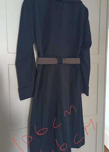 Düğmeli Lacivert astarsız ilkbahar yaz kullanılabilir kap - Görsel 7