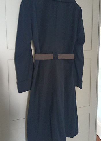 Düğmeli Lacivert astarsız ilkbahar yaz kullanılabilir kap - Görsel 8