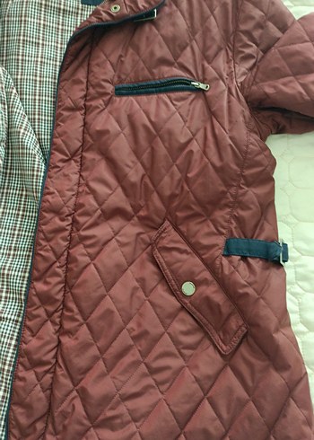 erkek baharlık bordo mont - Görsel 2