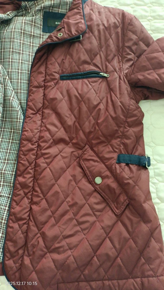 erkek baharlık bordo mont - Görsel 2