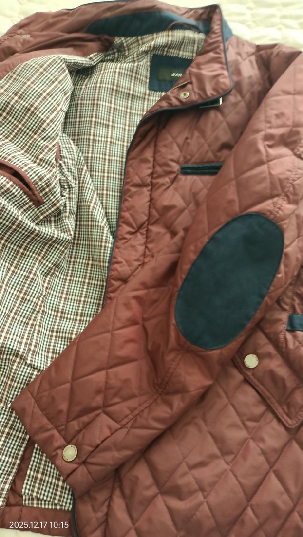 erkek baharlık bordo mont - Görsel 3