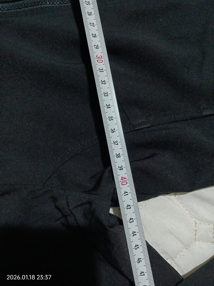 Fermuarlı Siyah dar kesim ceket - Görsel 5