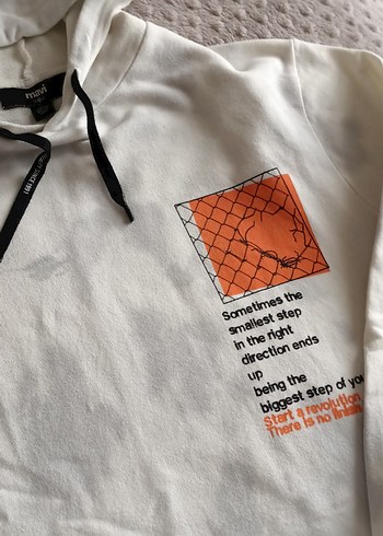 erkek kapüşonlu sweatshirt L beden