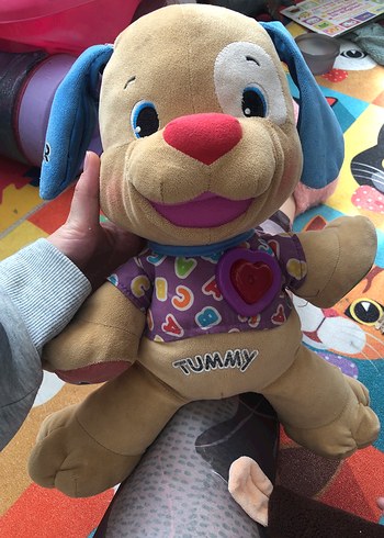 Renkli Eğitici Peluş Köpek Oyuncak