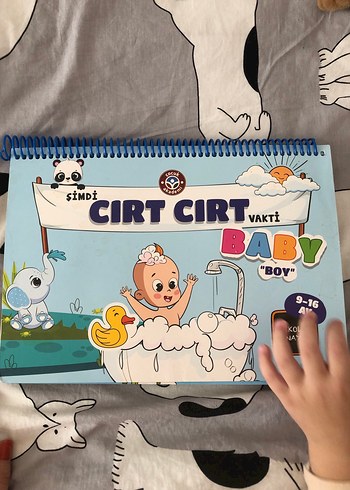 Pastel Mavi Eğitici Oyuncak Kitap
