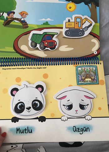 Beden Pastel Mavi Eğitici Oyuncak Kitap