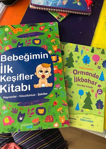 Bebeğim İlk Keşifler Kitabı - ormanda ilkbaha bak bul