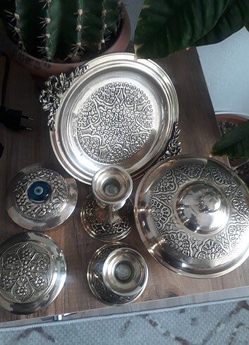 Alman gümüşü dekoratif urunler