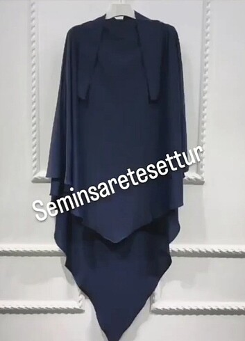 Diğer Sufle Abaya Khimar 