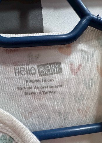 Uzun Kollu Pamuklu Bebek Tulum Gri - Görsel 2