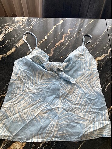 Mango askılı yazlık bluz
