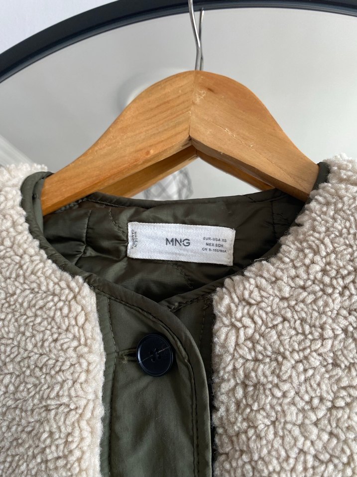 Bej Kürklü Kadın Günlük Ceket - Görsel 2