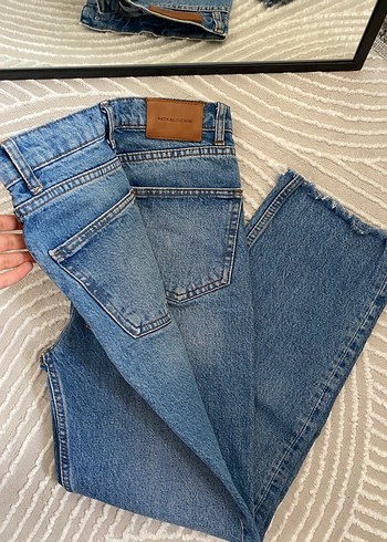 Kadın Mavi Normal Boy Denim Jean - Görsel 2