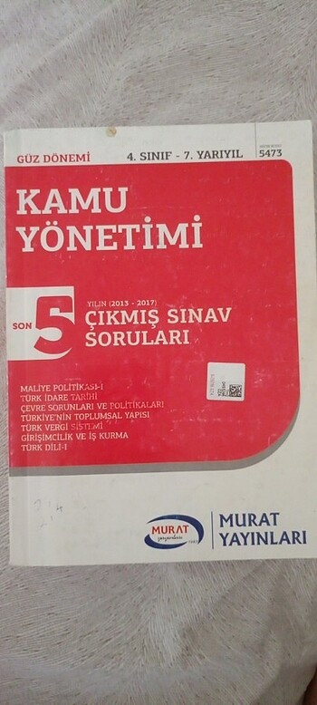 Kamu yönetimi çıkmış sorular
