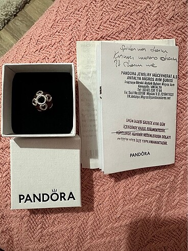 PANDORA KALP DETAYLI MURANO CHARM