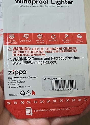 Beden ZIPPO ÇAKMAK