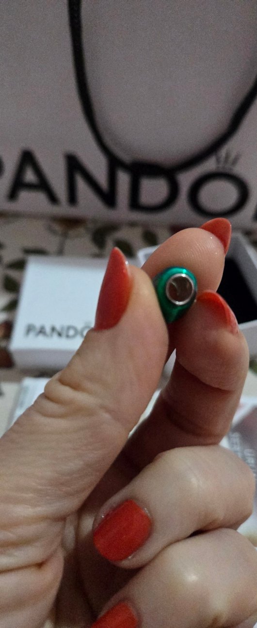 PANDORA YEŞİL KALP CHARM - Görsel 3