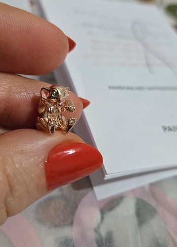 PANDORA KAPLAN GOLD CHARM - Görsel 2