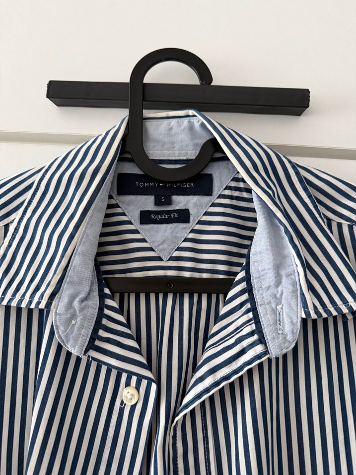 Erkek Çizgili Pamuklu Gömlek - Görsel 2