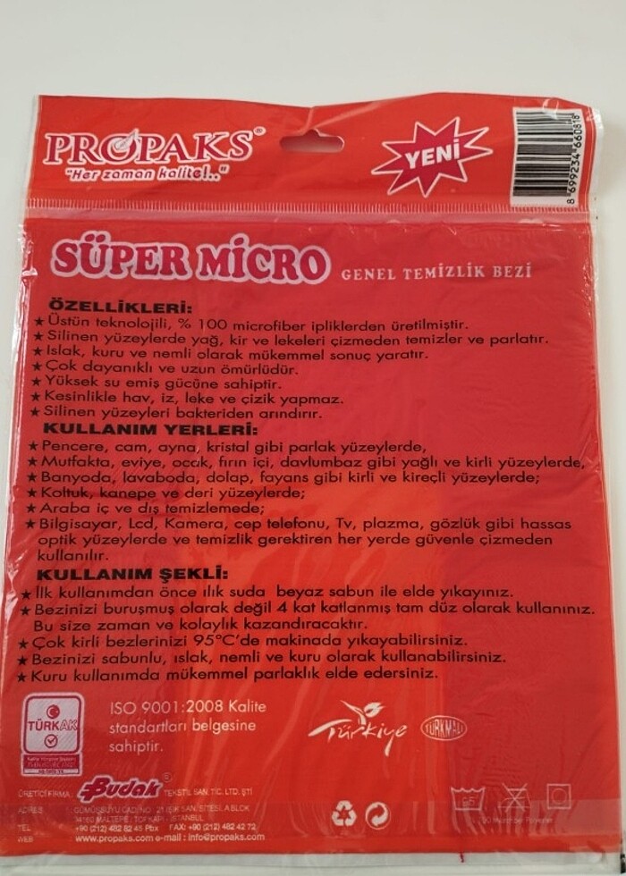Mikrofiber temizlik bezi  - Görsel 3