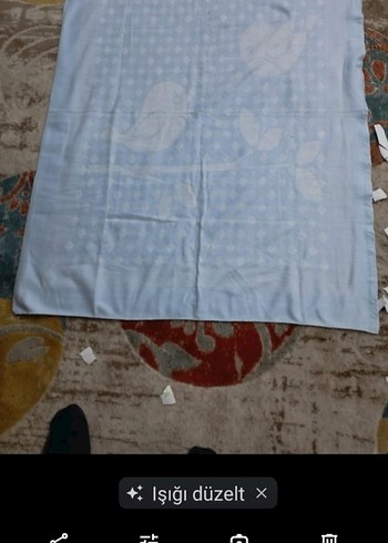 Çocuklar için Pembe ve mavi  Desenli Sıcak Battaniye - Görsel 5