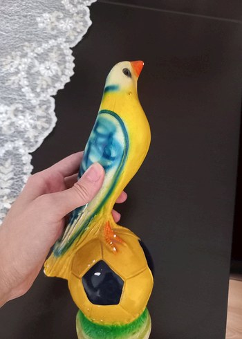  Beden sarı Renk Renkli Sarı Kuş Figürlü Dekoratif Obje