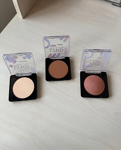Beden Renk LYKD Far Paleti-Highlighter-Blush-Bronzer