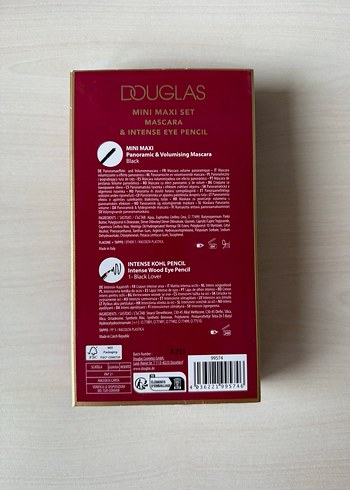 DOUGLAS MAXI SET MASCARA & EYE PENCIL - Görsel 4