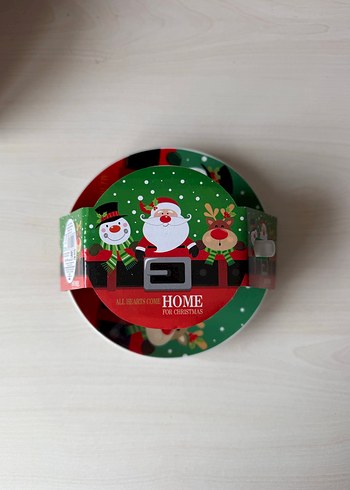 Renkli Noel Temalı Fincan ve Tabak Seti - Görsel 4