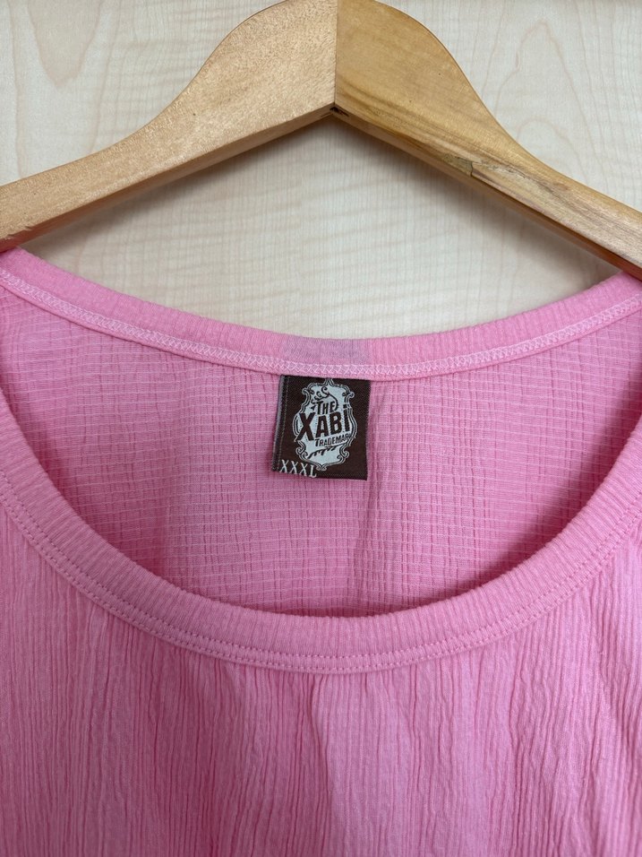 Kadın Büyük Beden Sıfır Kol Tişört - Görsel 4