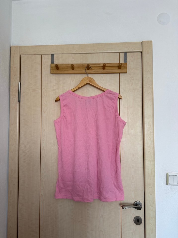 Kadın Büyük Beden Sıfır Kol Tişört - Görsel 5